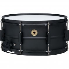 Tama BST1465BK Metalworks Black Steel caisse claire 14 x 6,5 pouces
